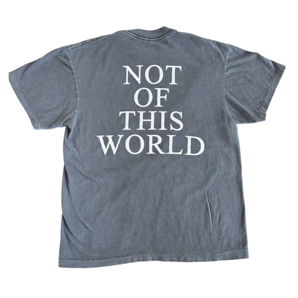 Vintage Dennis Rodman Not Of This World Graphic T-Shirt Mens Size Large REPRINT - Picture 7 of 8